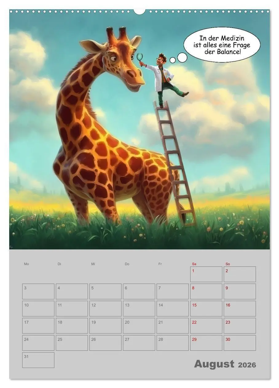 Bild: 9783516653847 | Ein Arzt für alle Felle (hochwertiger Premium Wandkalender 2026 DIN...