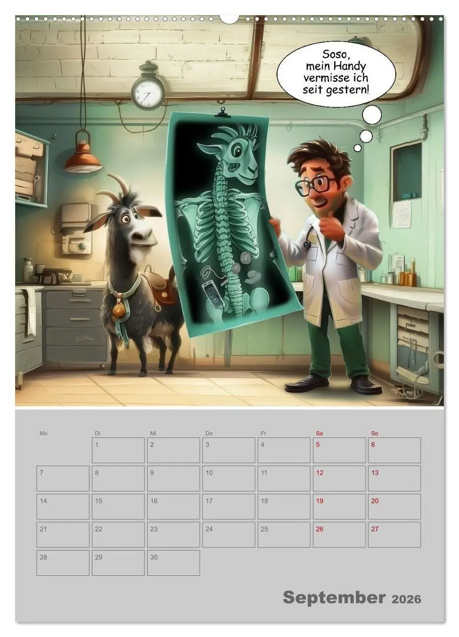 Bild: 9783516653847 | Ein Arzt für alle Felle (hochwertiger Premium Wandkalender 2026 DIN...