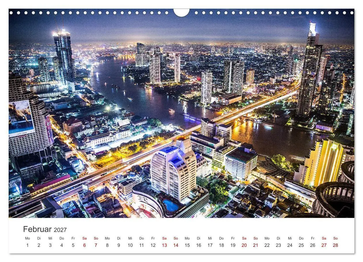Bild: 9783569433847 | Bangkok - Die spektakuläre Hauptstadt von Thailand. (Wandkalender...