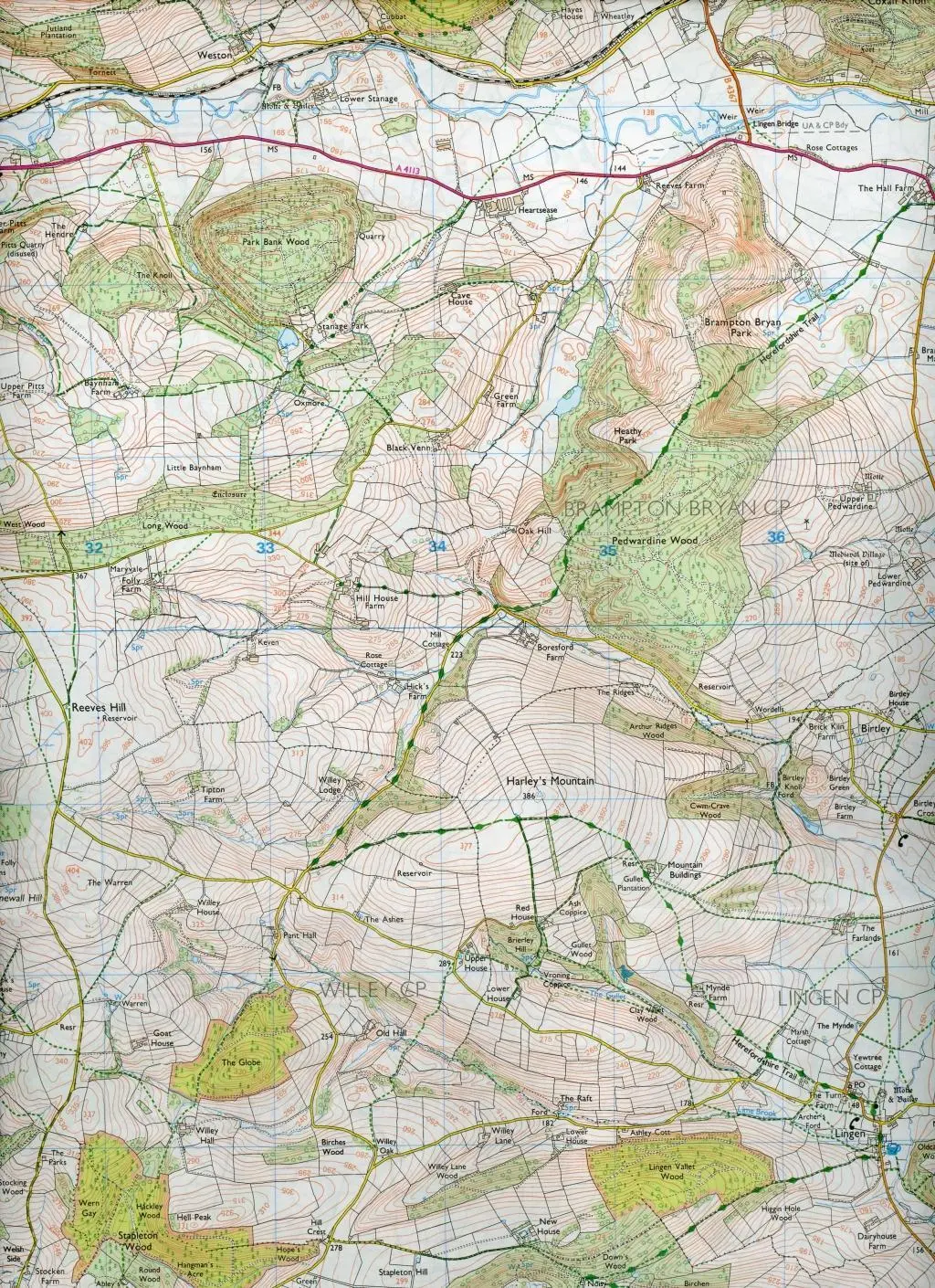 Bild: 9780319243947 | Knighton and Presteigne Tref-y-Clawdd a Dyffryn Elan | Ordnance Survey