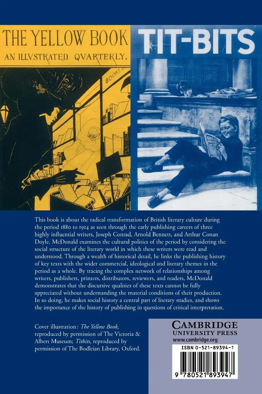 Rückseite: 9780521893947 | British Literary Culture and Publishing Practice, 1880 1914 | McDonald