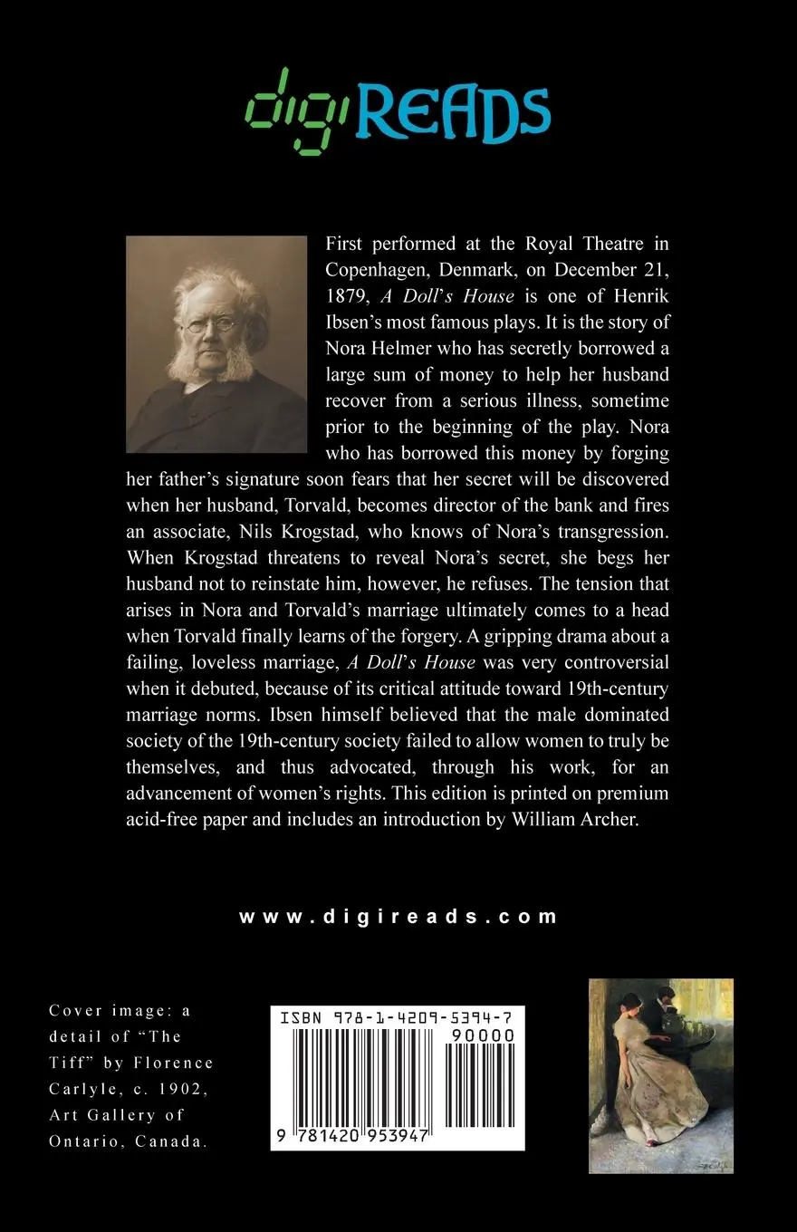 Rückseite: 9781420953947 | A Doll's House (Translated by R. Farquharson Sharp with an...