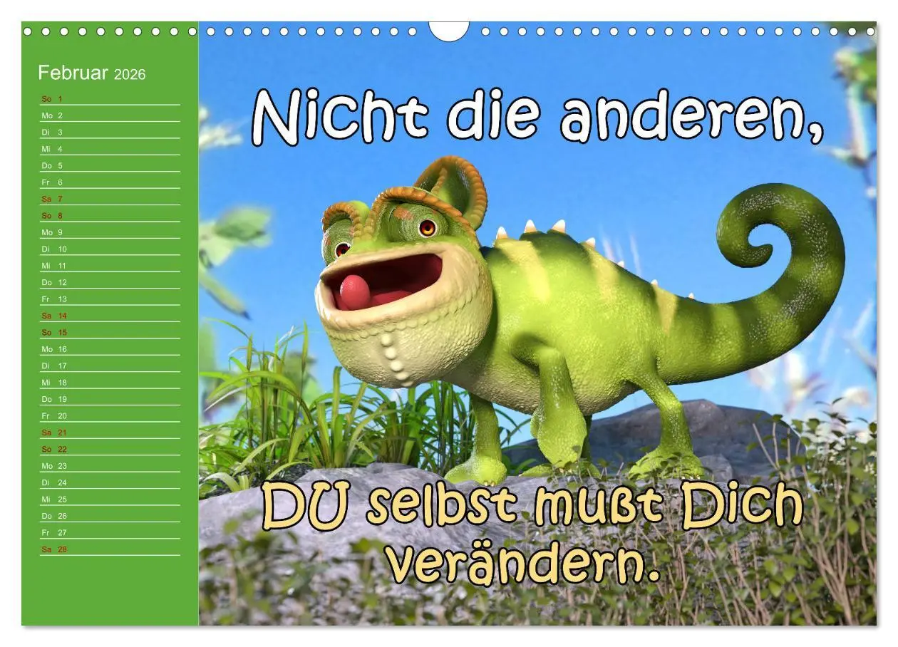 Bild: 9783457623947 | Tierische Toons (Wandkalender 2026 DIN A3 quer), CALVENDO...