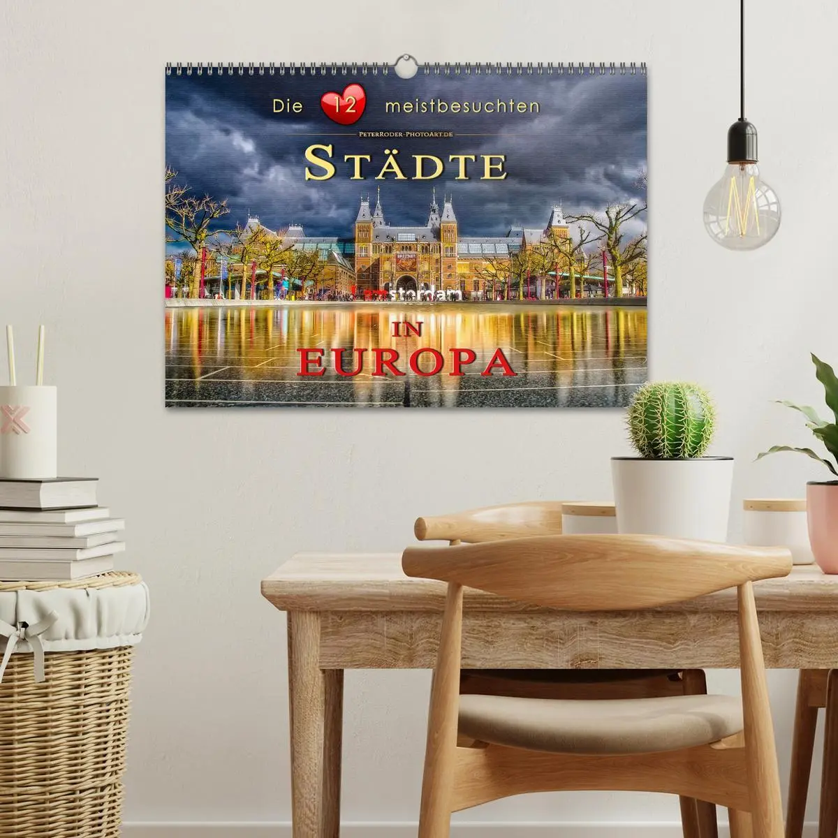 Bild: 9783457863947 | Die 12 meistbesuchten Städte in Europa (Wandkalender 2026 DIN A3...