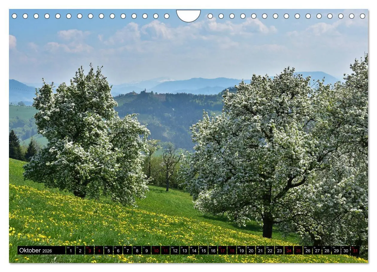 Bild: 9783457933947 | Frühling im Mostviertel (Wandkalender 2026 DIN A4 quer), CALVENDO...