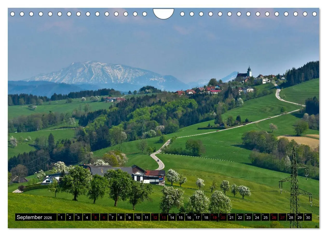 Bild: 9783457933947 | Frühling im Mostviertel (Wandkalender 2026 DIN A4 quer), CALVENDO...