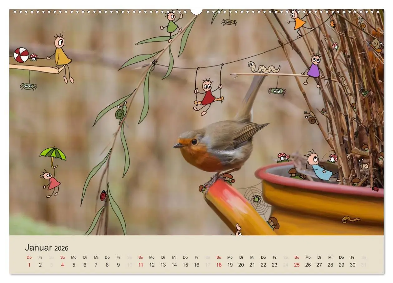 Bild: 9783516023947 | Das Leben der kleinen Pankies (Wandkalender 2026 DIN A2 quer),...