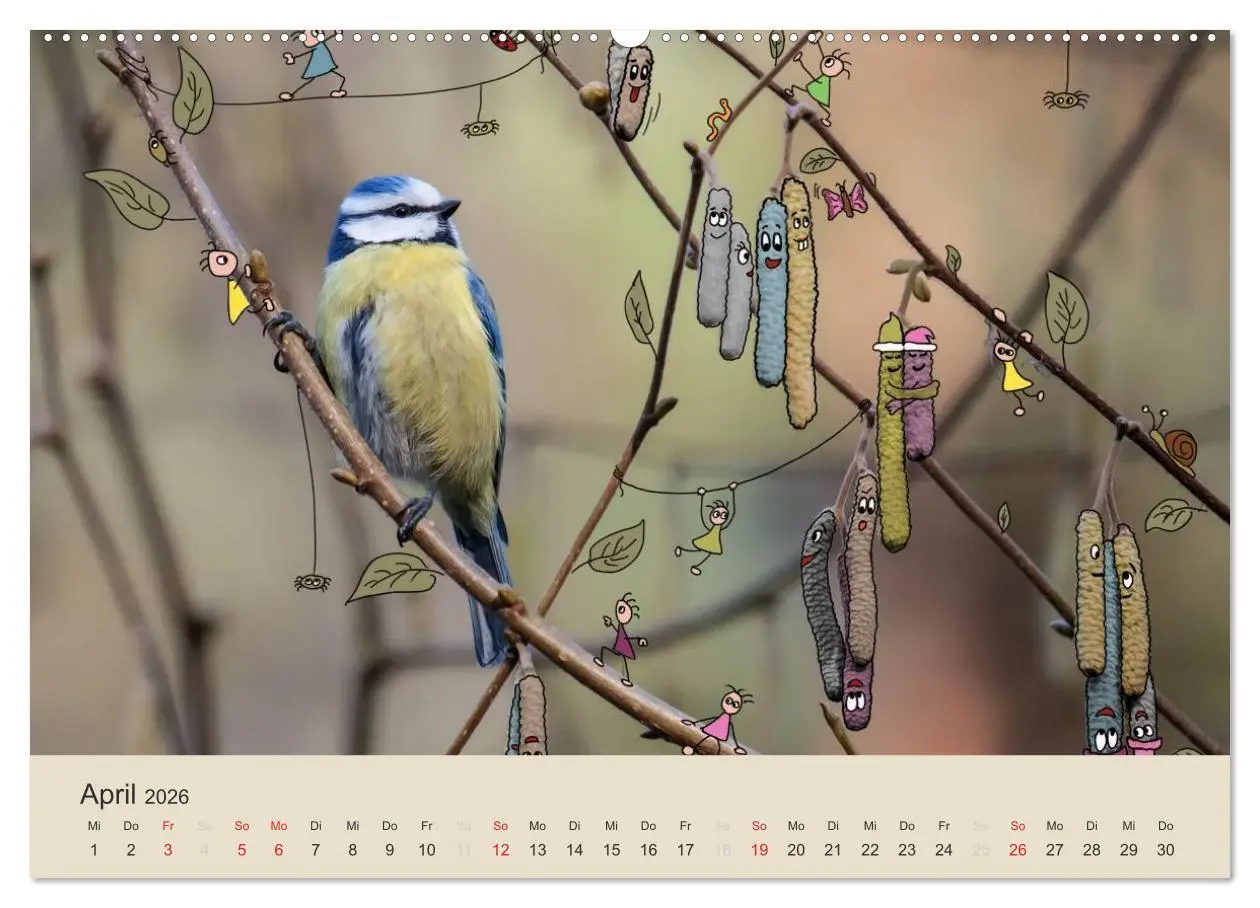 Bild: 9783516023947 | Das Leben der kleinen Pankies (Wandkalender 2026 DIN A2 quer),...