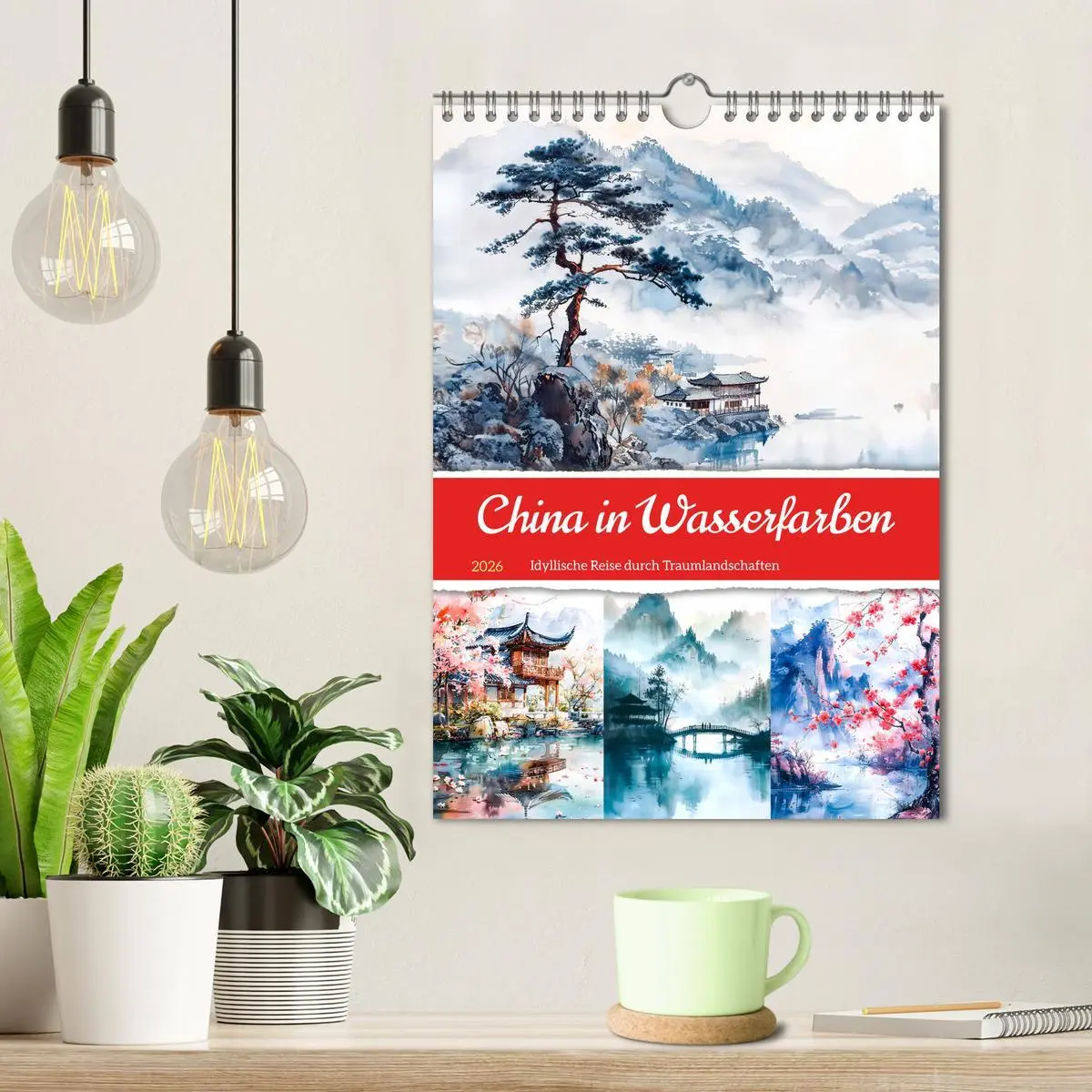 Bild: 9783516263947 | China in Wasserfarben - Idyllische Reise durch Traumlandschaften...