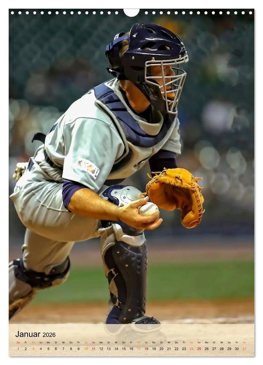 Bild: 9783516333947 | Baseball Power (Wandkalender 2026 DIN A3 hoch), CALVENDO...