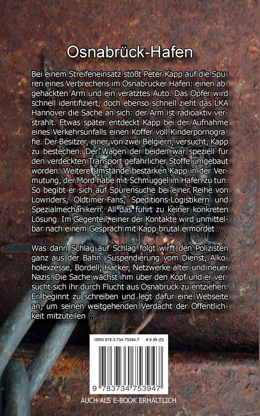 Rückseite: 9783734753947 | Osnabrück-Hafen | Kriminalroman | Wolfgang Karrer | Taschenbuch | 2016