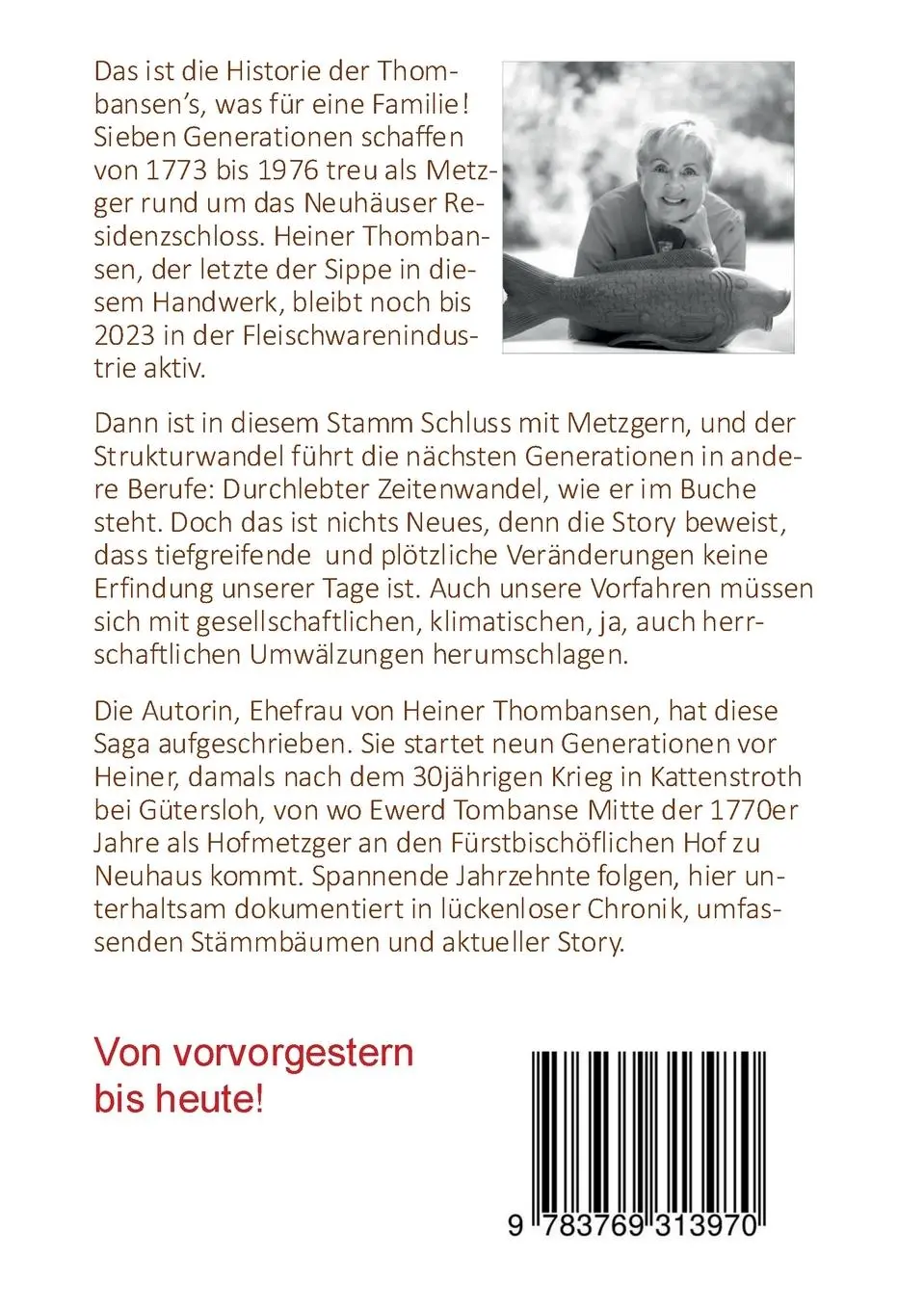 Rückseite: 9783759743947 | Die Thombansen-Saga | Ulla Thombansen | Taschenbuch | Paperback | 2024