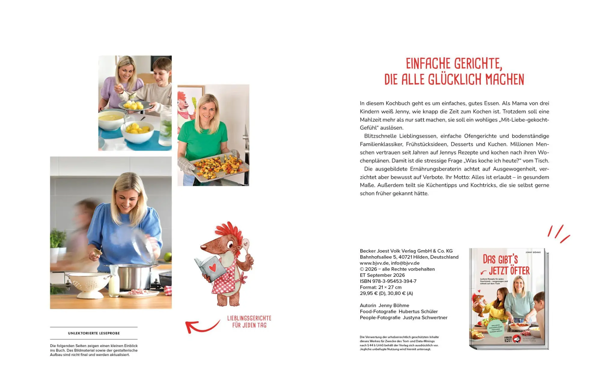 Bild: 9783954533947 | Das gibt's jetzt öfter | Jenny Böhme | Buch | 192 S. | Deutsch | 2026
