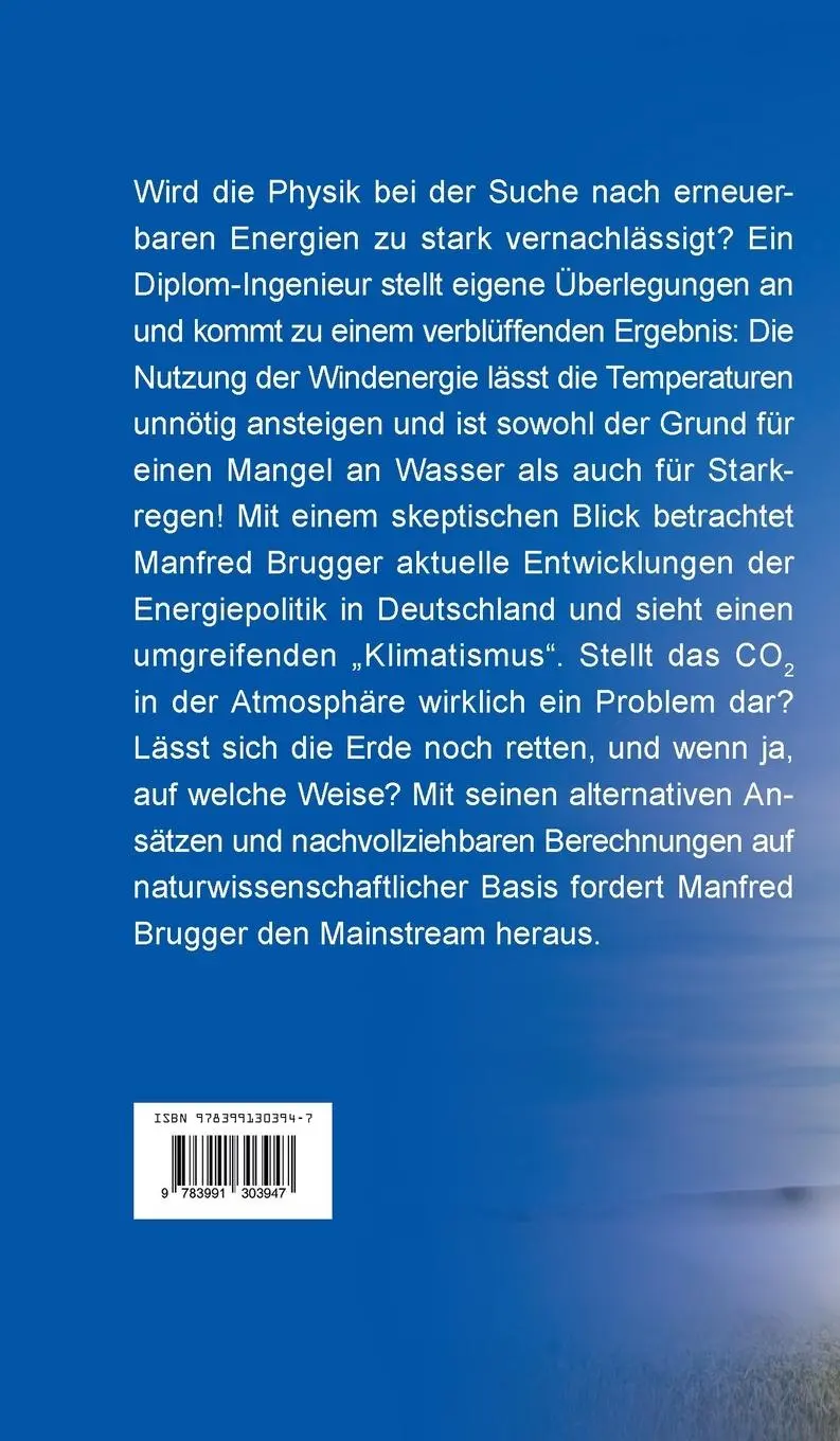Rückseite: 9783991303947 | Windwahn | Der Windwahn und seine klimatischen Konsequenzen | Brugger