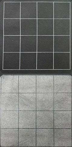 Cover: 601982034047 | Megamat® 1" Reversible Black-Grey Squares (34½" x 48" Playing Surface)