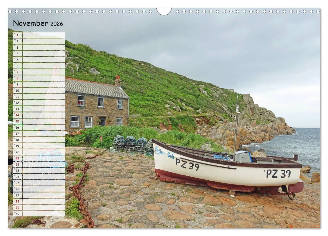 Bild: 9783457824047 | Cornwall. Terminkalender (Wandkalender 2026 DIN A3 quer), CALVENDO...