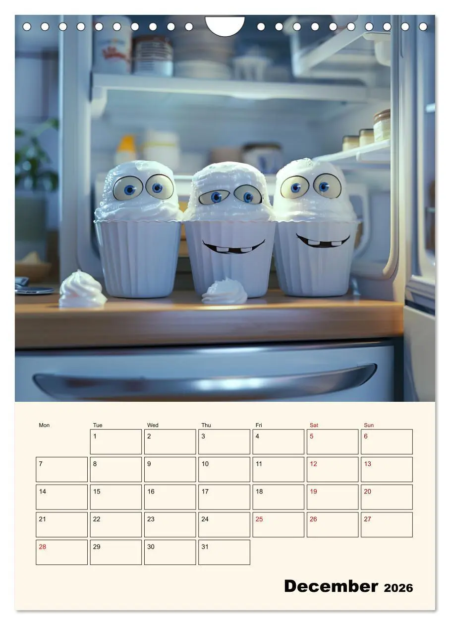 Bild: 9783516534047 | The Light ist still on in the Fridge (Wall Calendar 2026 DIN A4...
