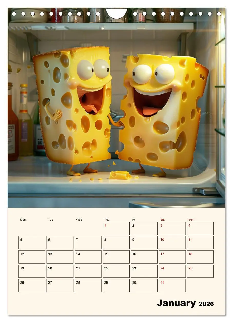 Bild: 9783516534047 | The Light ist still on in the Fridge (Wall Calendar 2026 DIN A4...