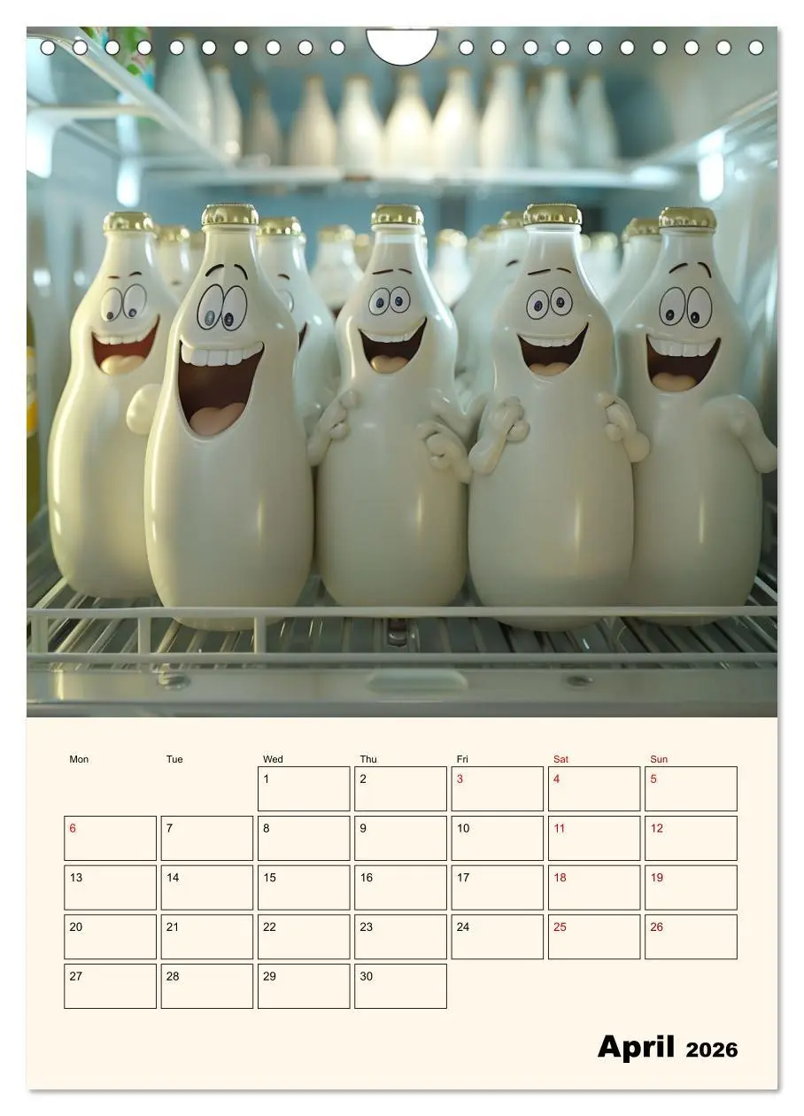 Bild: 9783516534047 | The Light ist still on in the Fridge (Wall Calendar 2026 DIN A4...
