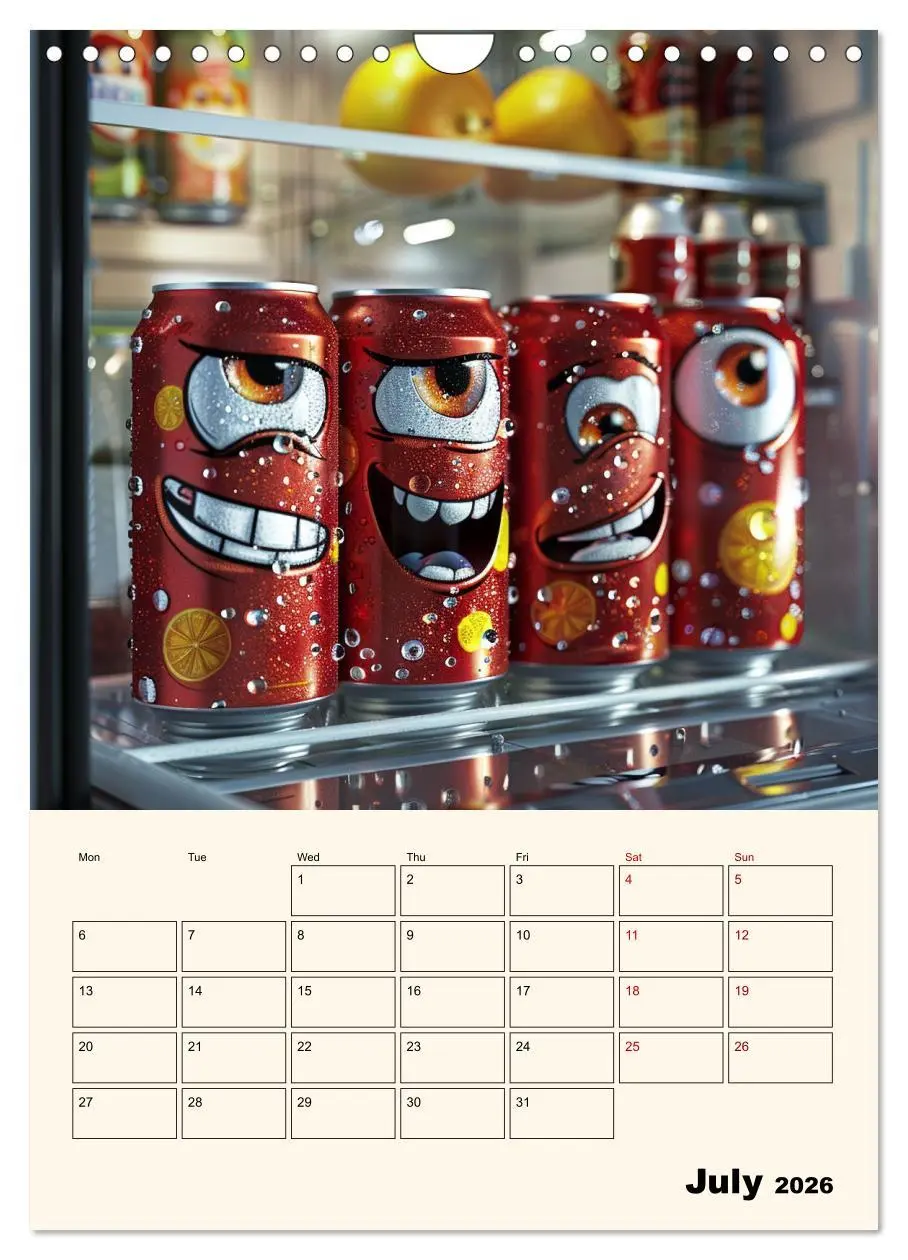 Bild: 9783516534047 | The Light ist still on in the Fridge (Wall Calendar 2026 DIN A4...