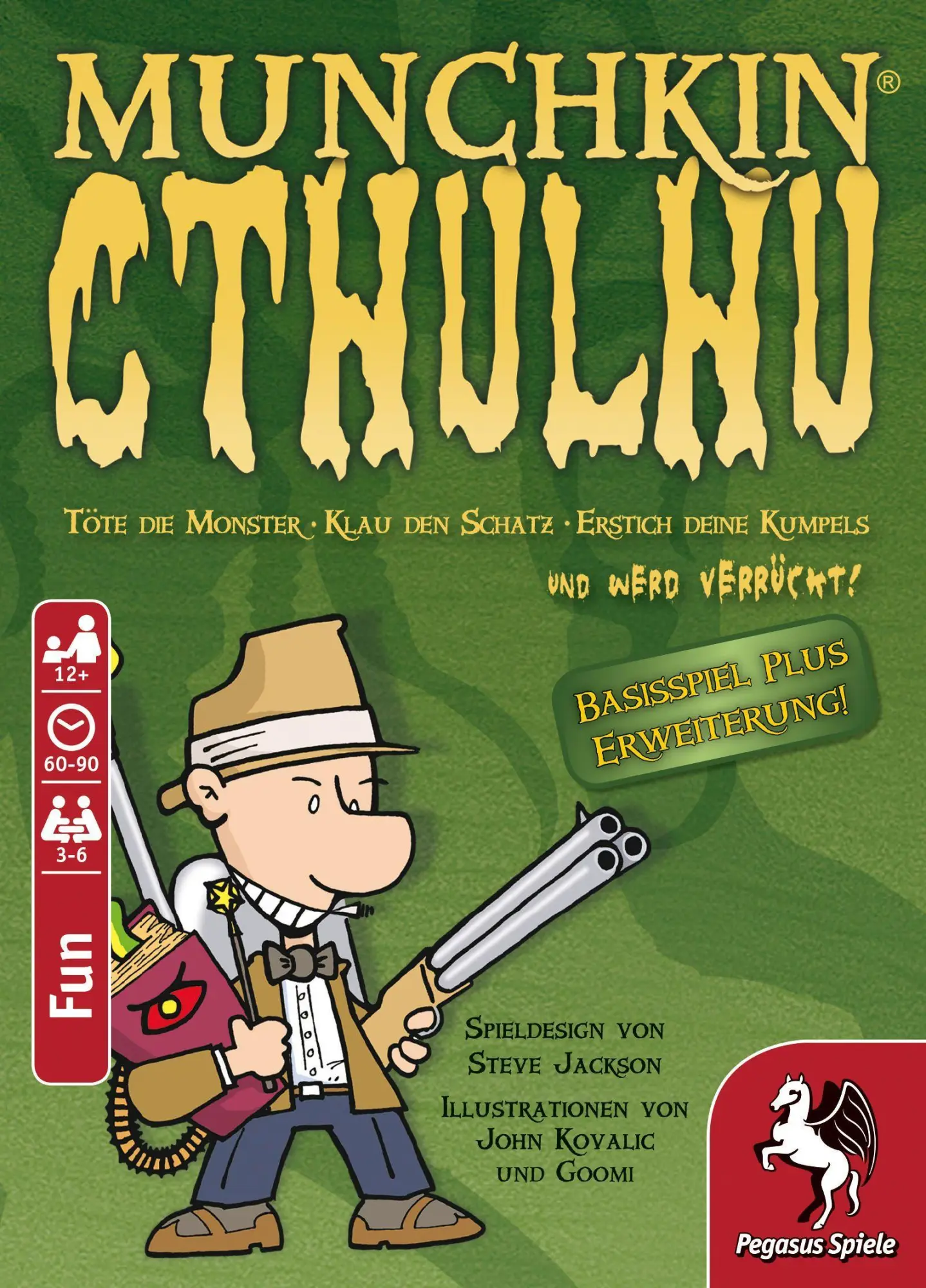 Bild: 4250231704147 | Munchkin Cthulhu 1+2 | Steve Jackson | Spiel | Brettspiel | 17189G