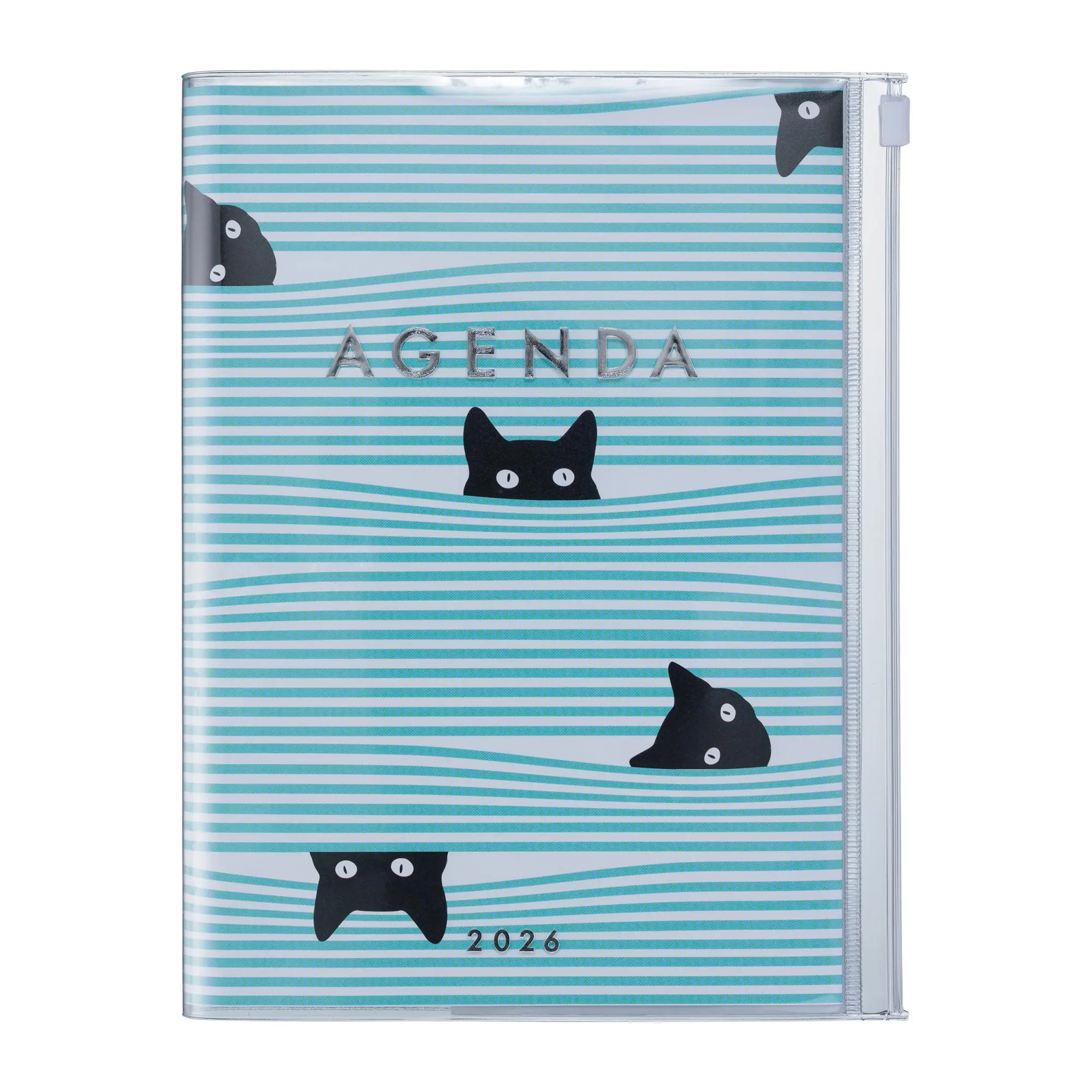 Cover: 4550045144147 | MARK'S 2025/26 Taschenkalender, A5 Cats // Mint | MARK'S Inc. | Buch