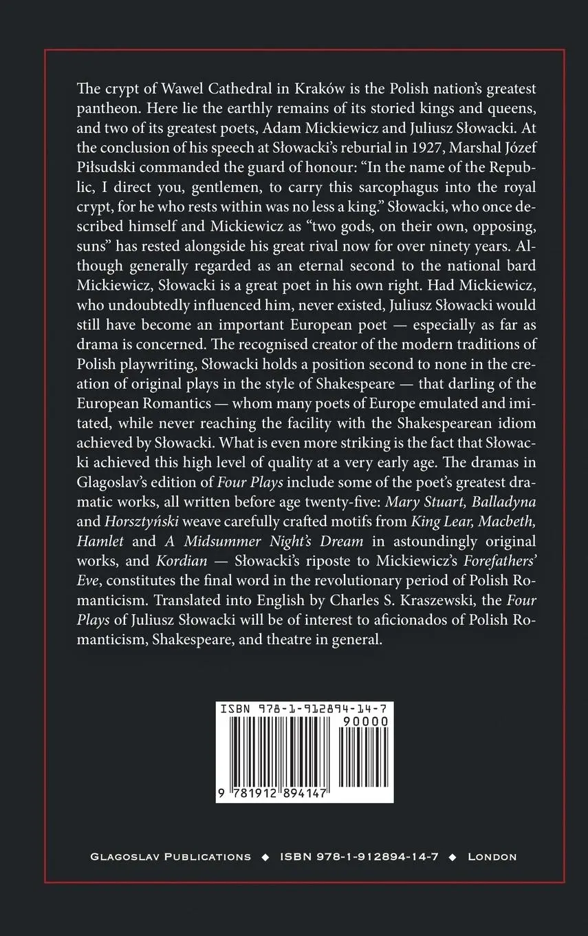 Rückseite: 9781912894147 | Four Plays | Mary Stuart, Kordian, Balladyna, Horszty¿ski | S¿owacki