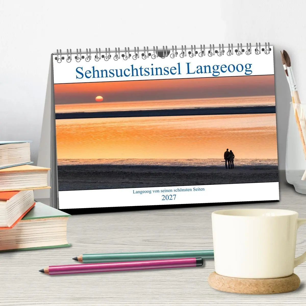 Bild: 9783569474147 | Sehnsuchtinsel Langeoog (Tischkalender 2027 DIN A5 quer), CALVENDO...