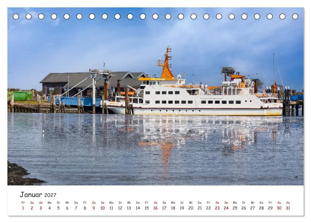 Bild: 9783569474147 | Sehnsuchtinsel Langeoog (Tischkalender 2027 DIN A5 quer), CALVENDO...