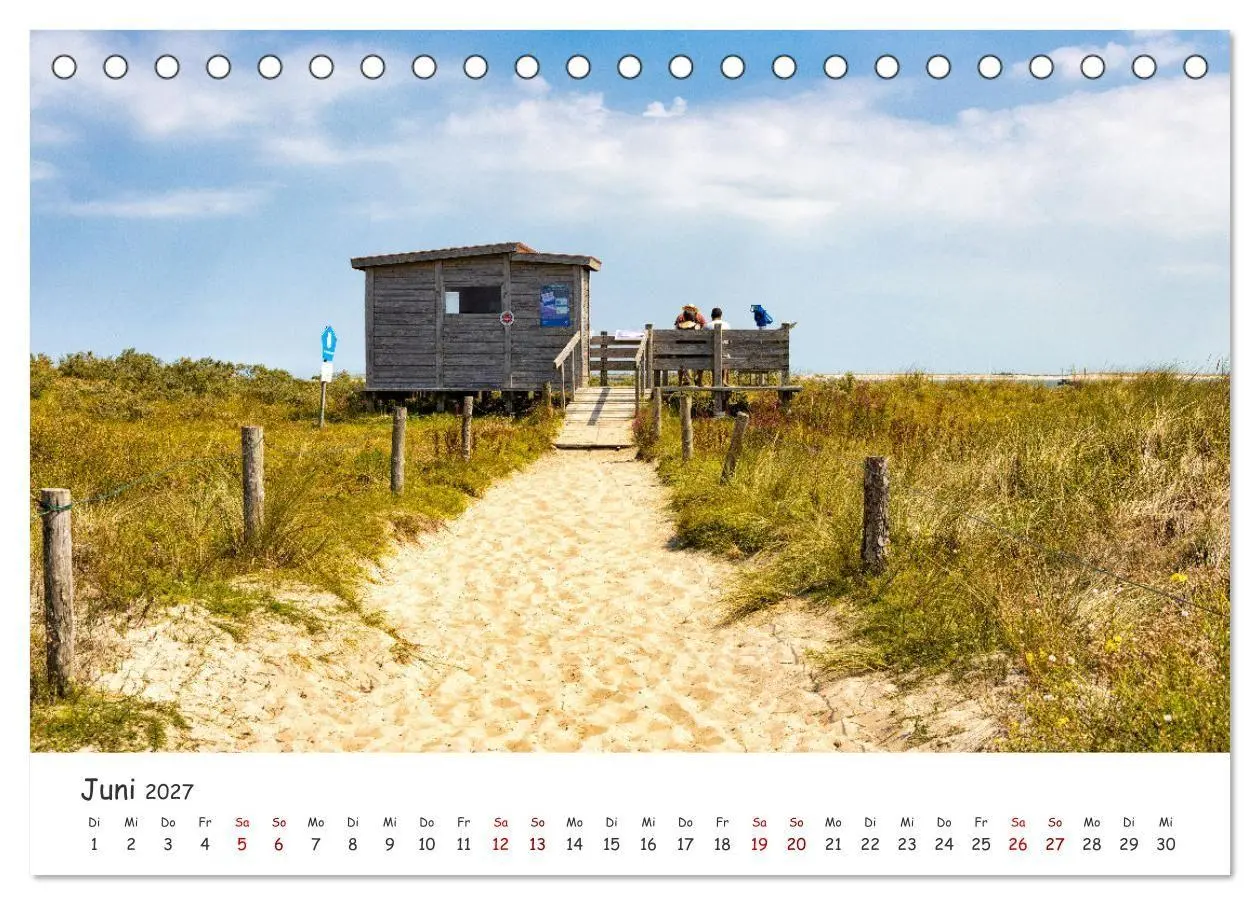Bild: 9783569474147 | Sehnsuchtinsel Langeoog (Tischkalender 2027 DIN A5 quer), CALVENDO...