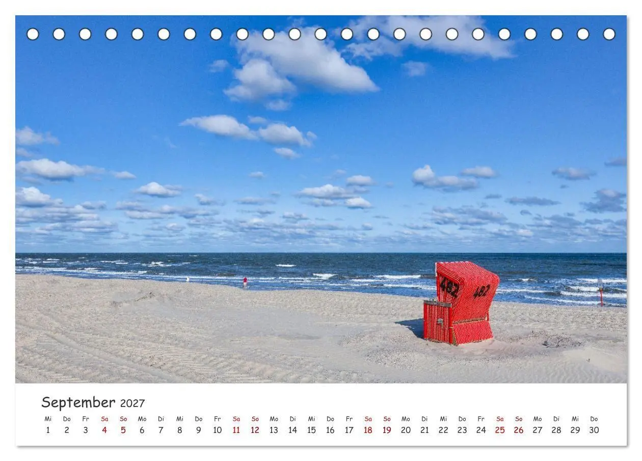 Bild: 9783569474147 | Sehnsuchtinsel Langeoog (Tischkalender 2027 DIN A5 quer), CALVENDO...
