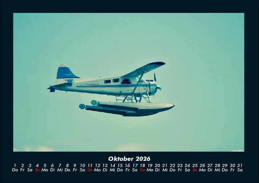 Bild: 9783695414147 | Flugzeuge 2026 Fotokalender DIN A4 | Tobias Becker | Kalender | 2026