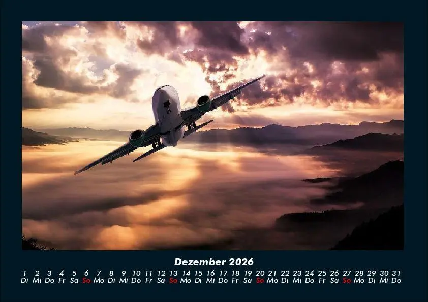Bild: 9783695414147 | Flugzeuge 2026 Fotokalender DIN A4 | Tobias Becker | Kalender | 2026