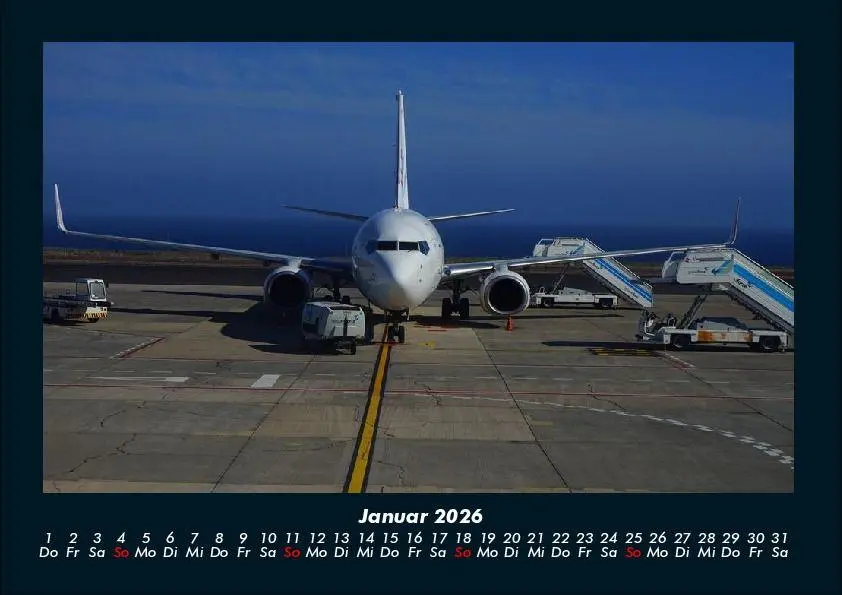 Bild: 9783695414147 | Flugzeuge 2026 Fotokalender DIN A4 | Tobias Becker | Kalender | 2026