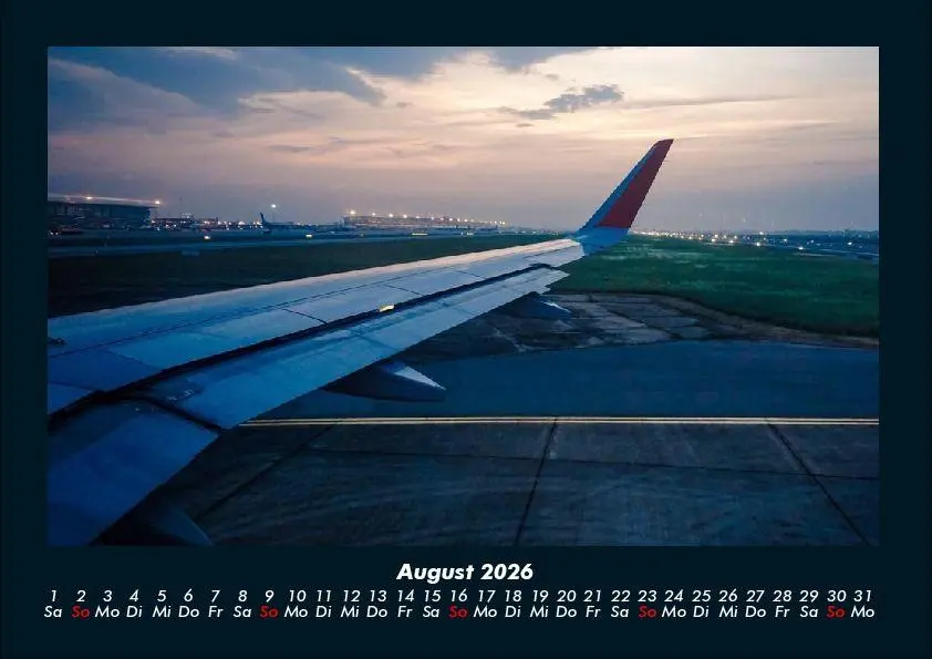 Bild: 9783695414147 | Flugzeuge 2026 Fotokalender DIN A4 | Tobias Becker | Kalender | 2026
