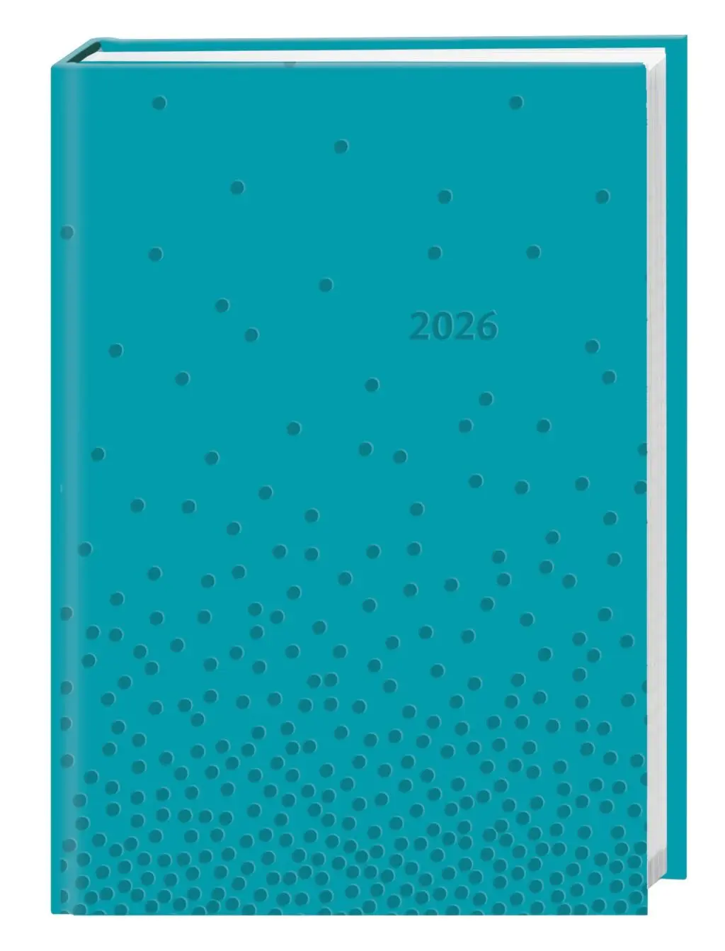 Cover: 9783756414147 | Kalenderbuch A6 blau 2026 | Buch | Kalenderbücher Heye | 152 S. | 2026