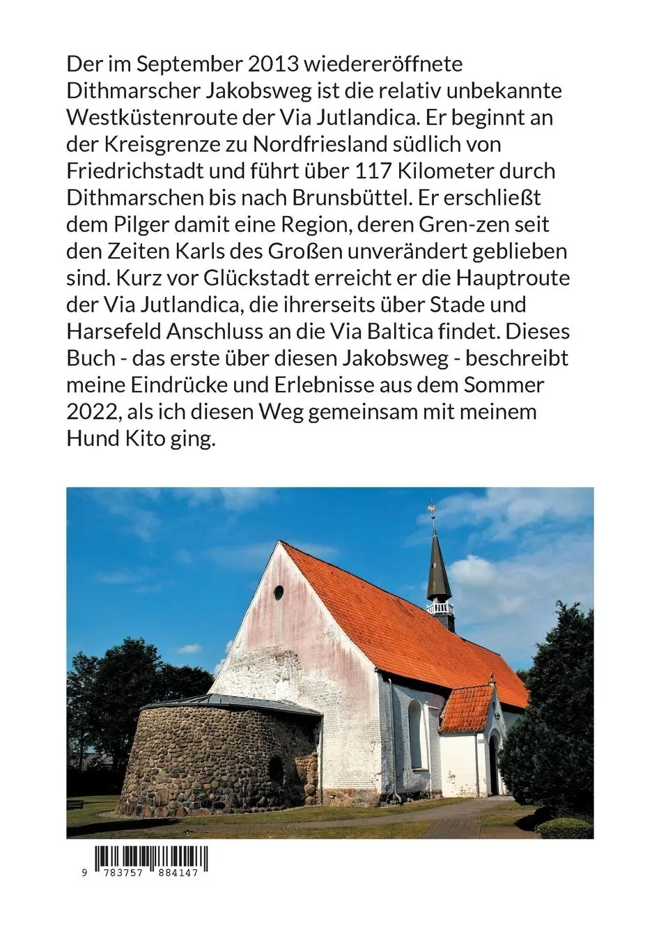 Rückseite: 9783757884147 | Dithmarscher Jakobsweg | Christian Hottas | Taschenbuch | Paperback