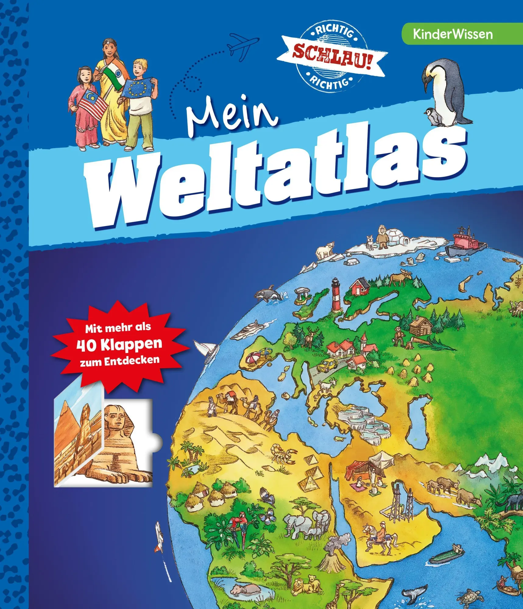 Cover: 9783849954147 | Richtig schlau! Mein Weltatlas Klappenbuch | Buch | 24 S. | Deutsch
