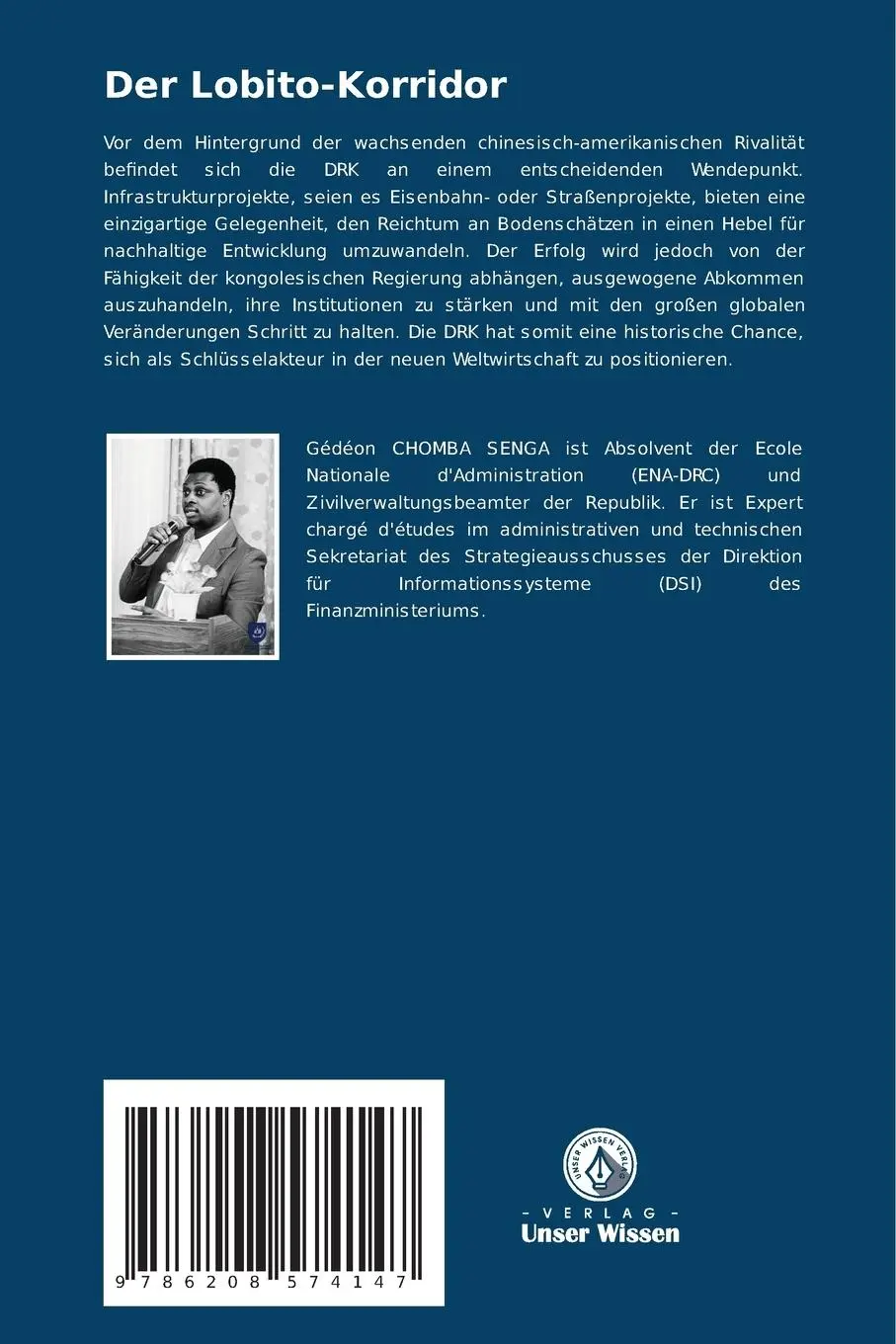 Rückseite: 9786208574147 | Der Lobito-Korridor | Gédéon Chomba Senga (u. a.) | Taschenbuch | 2025