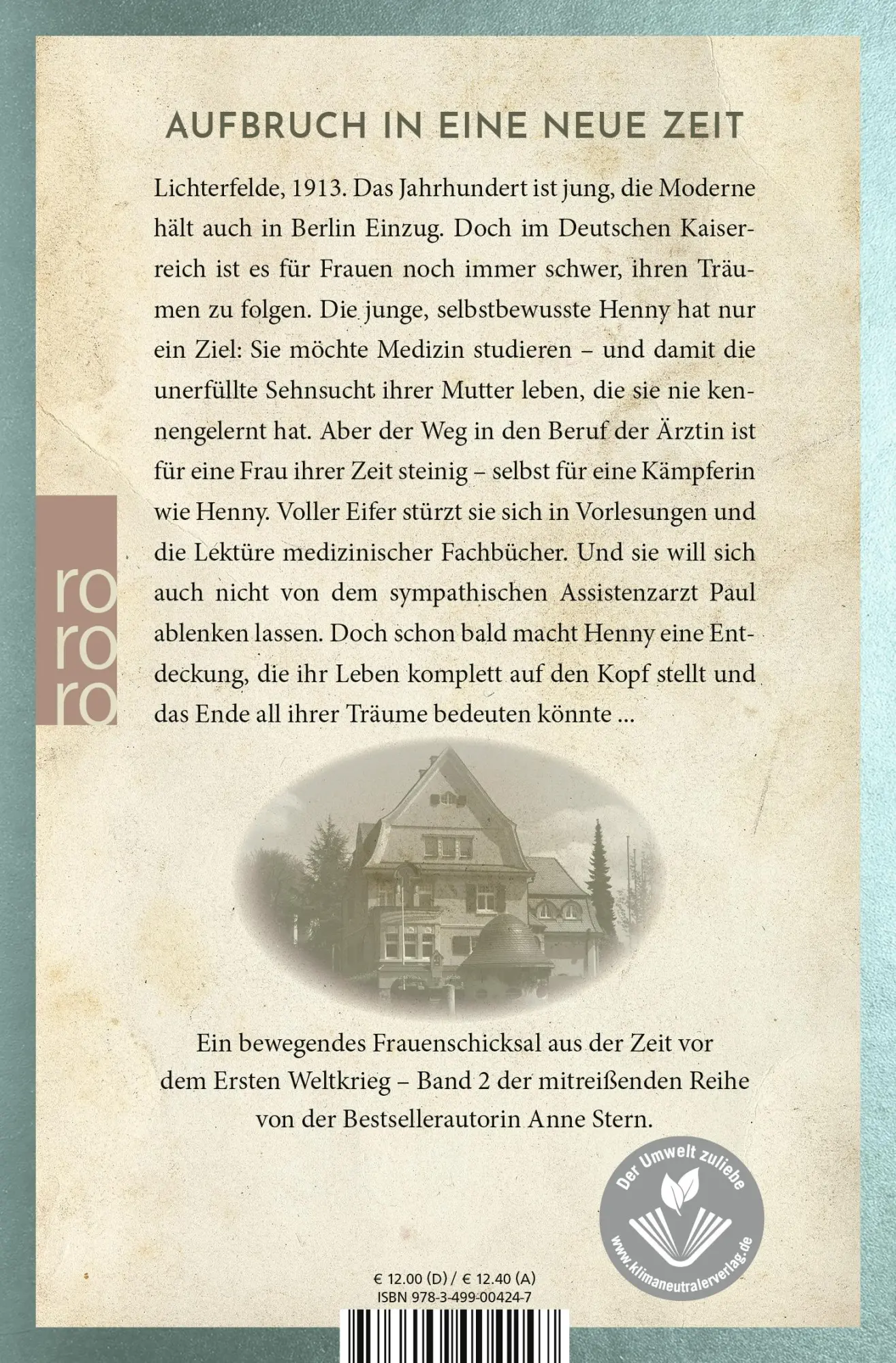 Rückseite: 9783499004247 | Die Frauen vom Karlsplatz: Henny | Anne Stern | Taschenbuch | 336 S.