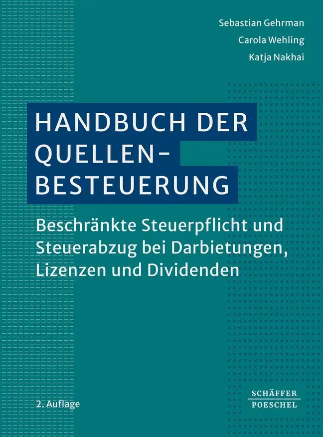 Cover: 9783791054247 | Handbuch der Quellenbesteuerung | Sebastian Gehrmann (u. a.) | Buch