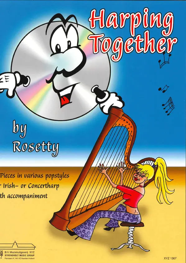 Cover: 9789043144247 | Harping Together | Rosetty | Buch + CD | XYZ Uitgeverij