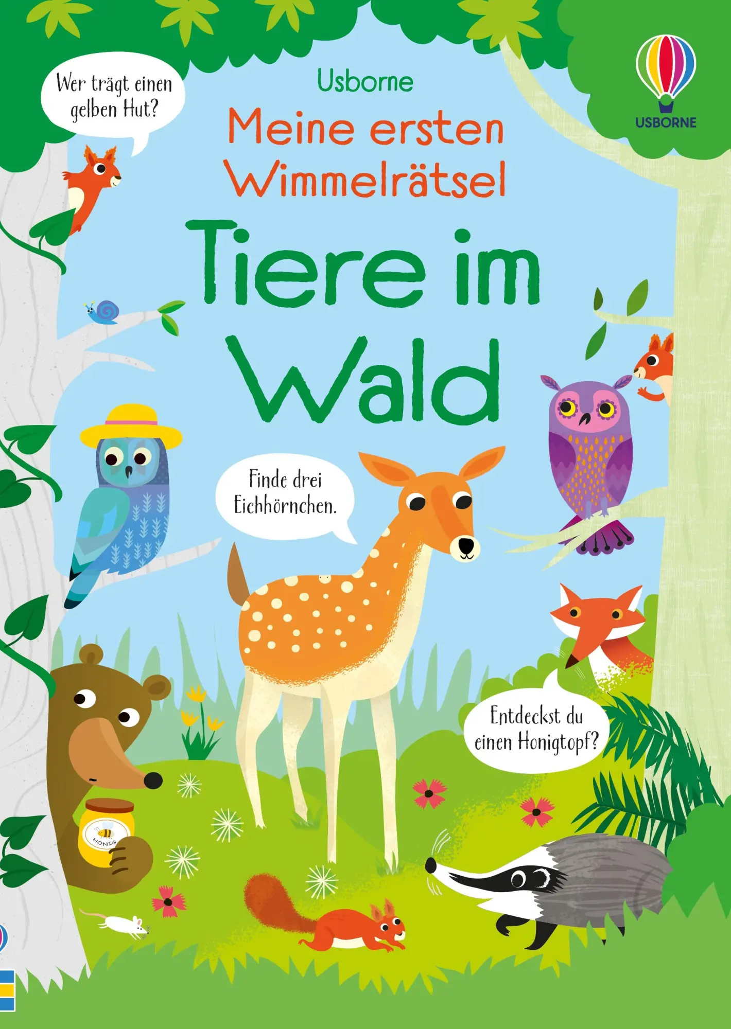 Cover: 9781035704347 | Meine ersten Wimmelrätsel: Tiere im Wald | Kirsteen Robson | Buch