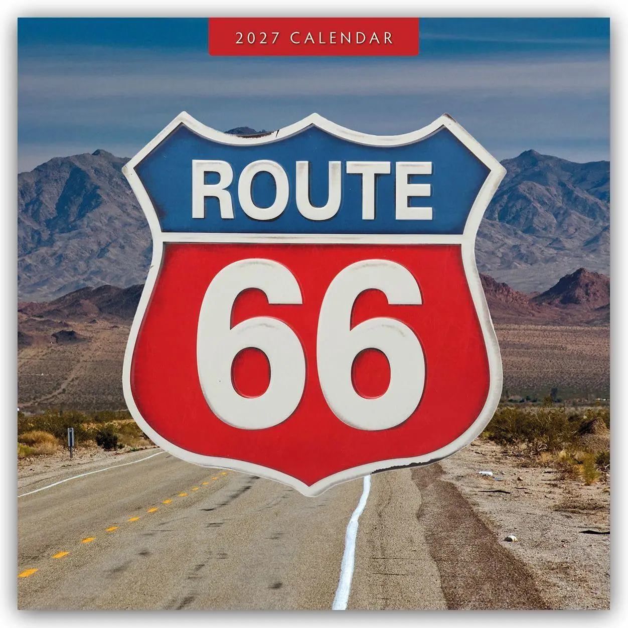 Cover: 9781837014347 | Route 66 2027 - 16-Monatskalender | Robin Red | Kalender | 28 S.