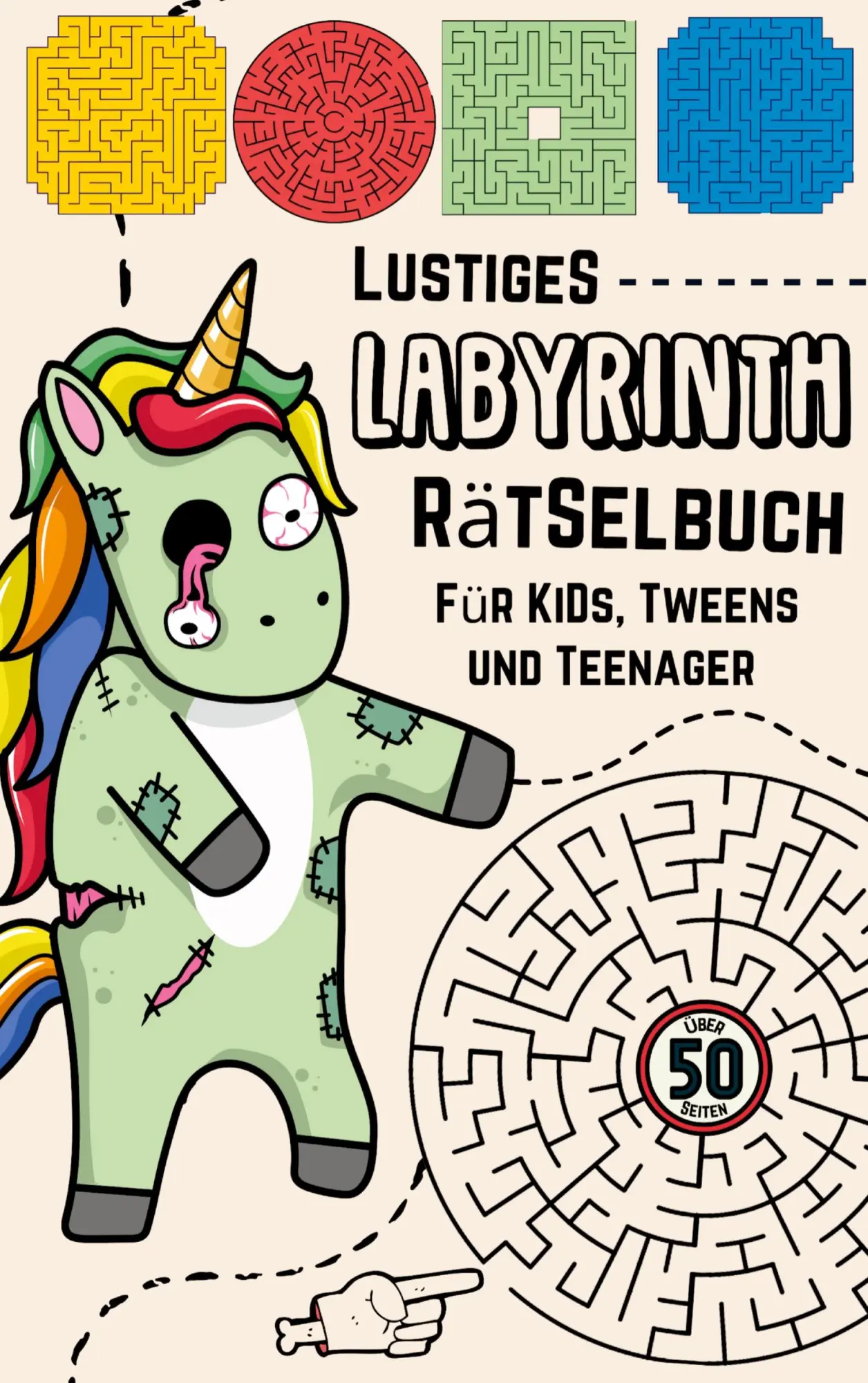 Cover: 9783347764347 | Lustige Labyrinthe Rätselbuch für Kids Spaß und Herausforderung für...