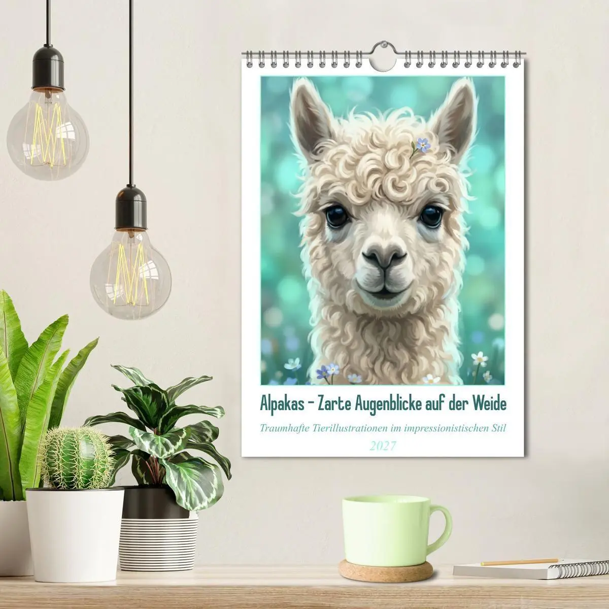 Bild: 9783516814347 | Alpakas - Zarte Augenblicke auf der Weide (Wandkalender 2027 DIN A4...