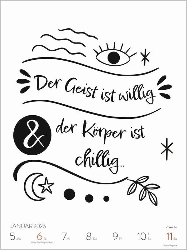 Bild: 9783731884347 | Visual Words 2026 | Verlag Korsch | Kalender | Spiralbindung | 54 S.