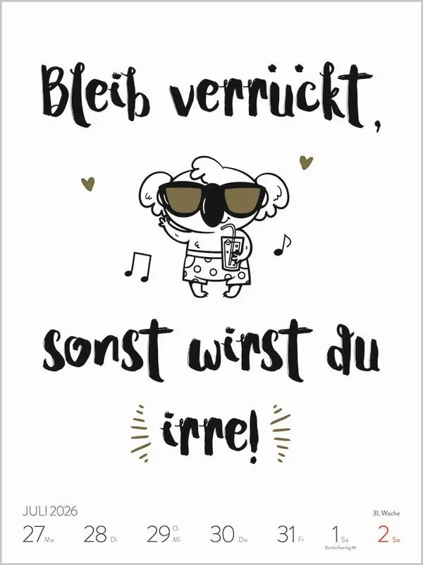 Bild: 9783731884347 | Visual Words 2026 | Verlag Korsch | Kalender | Spiralbindung | 54 S.