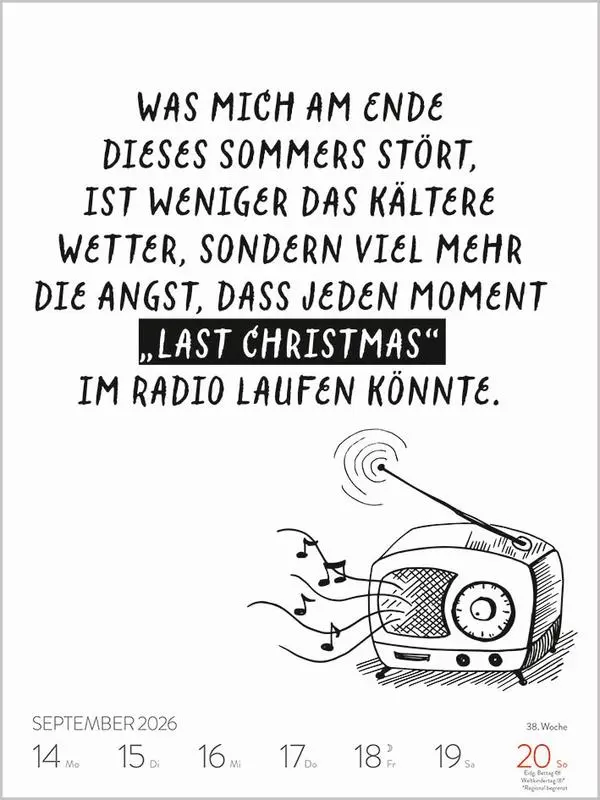 Bild: 9783731884347 | Visual Words 2026 | Verlag Korsch | Kalender | Spiralbindung | 54 S.