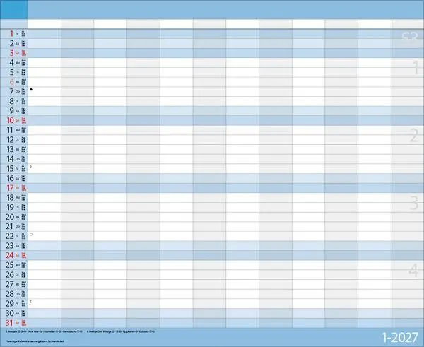 Bild: 9783819304347 | Teamplaner 2027 | Verlag Korsch | Kalender | 13 S. | Deutsch | 2027